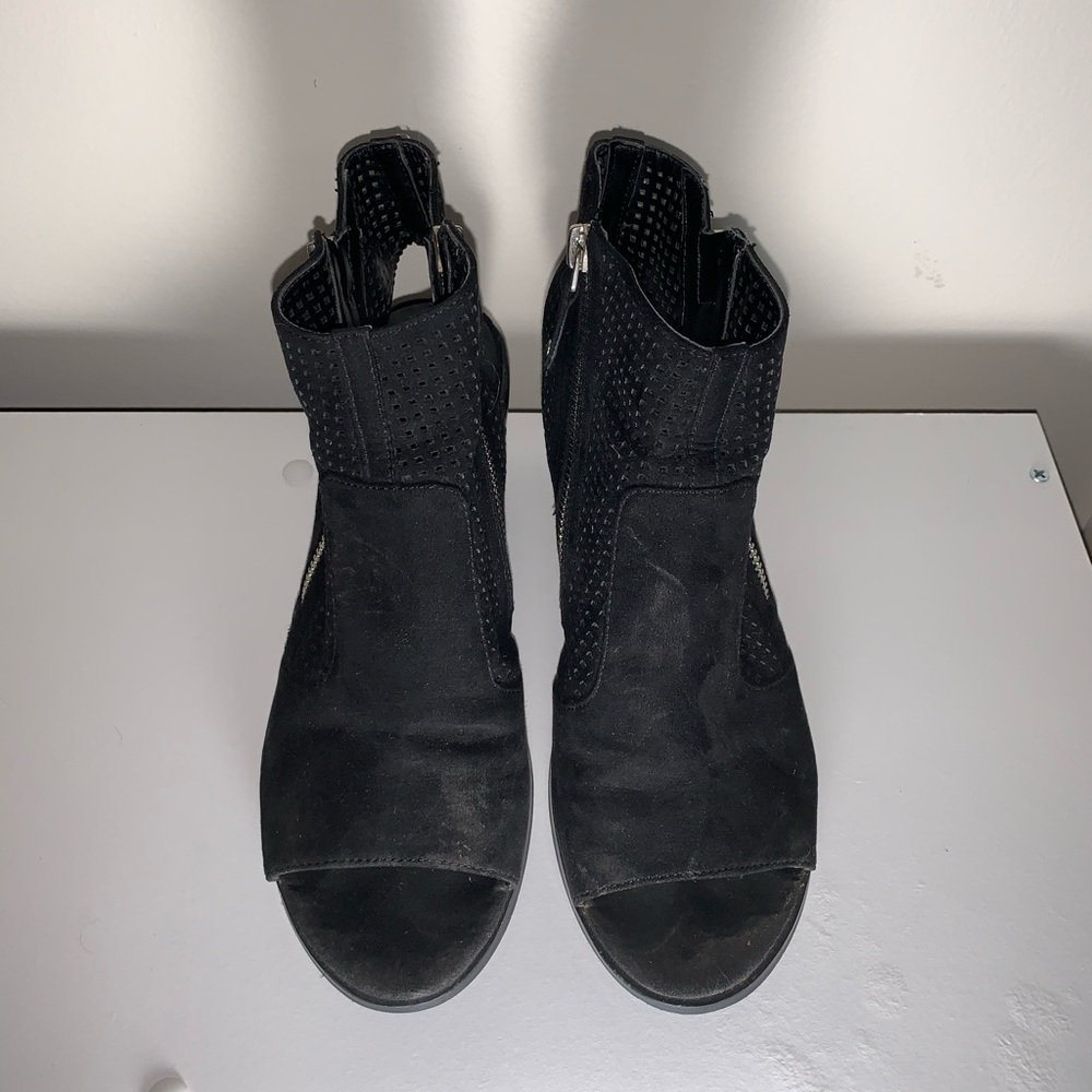 Black Suede Booties